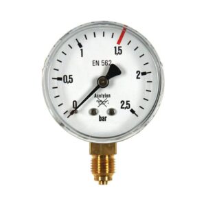 Ceas manometru acetilena 2.5/1.5 bar