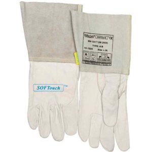 Manusi sudura WELDAS pentru TIG, piele de vitel,10-1005