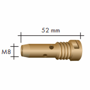 Portduza curent M8  L=52 mm
